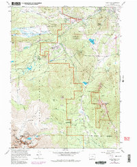 Longs Peak 1961 topographic map thumbnail