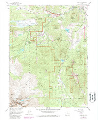Longs Peak 1961 topographic map thumbnail