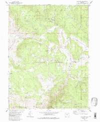 Lynx Pass 1980 topographic map thumbnail