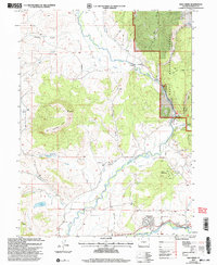 Mad Creek 2000 topographic map thumbnail
