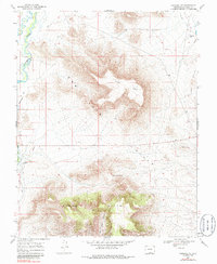 Manassa NE 1967 topographic map thumbnail