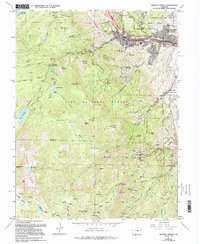 Manitou Springs 1961 topographic map thumbnail