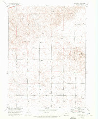 Marks Butte 1952 topographic map thumbnail