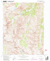 Maroon Bells 1960 topographic map thumbnail