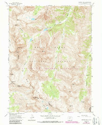 Maroon Bells 1960 topographic map thumbnail