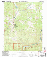 Matchless Mountain 2001 topographic map thumbnail