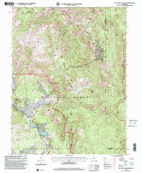 Mc Curdy Mountain 1994 topographic map thumbnail