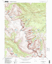 Mc Henrys Peak topographic map thumbnail