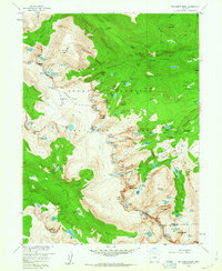 Mc Henrys Peak 1957 topographic map thumbnail