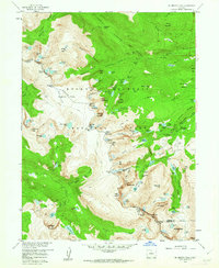 Mc Henrys Peak 1957 topographic map thumbnail
