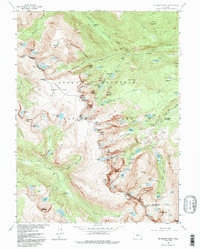 Mc Henrys Peak 1957 topographic map thumbnail