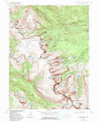 Mc Henrys Peak 1957 topographic map thumbnail