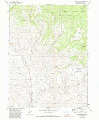 Mc Inturf Mesa 1971 topographic map thumbnail