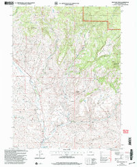 Mc Inturf Mesa 1971 topographic map thumbnail