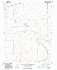Meredith Hill 1954 topographic map thumbnail