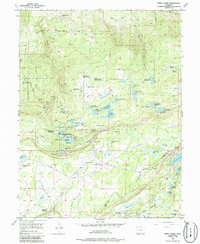 Mesa Lakes 1955 topographic map thumbnail