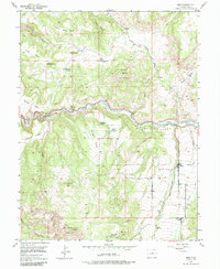 Mesa 1955 topographic map thumbnail