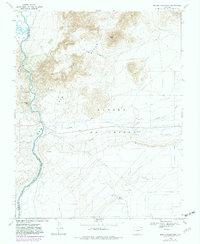 Mesito Reservoir 1967 topographic map thumbnail