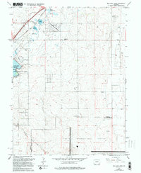 Mile High Lakes 1966 topographic map thumbnail