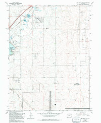 Mile High Lakes 1966 topographic map thumbnail