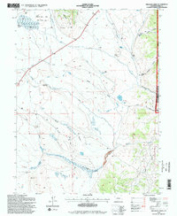 Milligan Lakes 1994 topographic map thumbnail