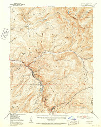 Minturn 1934 topographic map preview