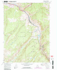 Minturn 1970 topographic map thumbnail