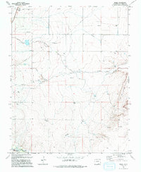Model 1993 topographic map thumbnail