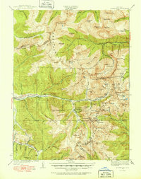 Montezuma 1924 topographic map thumbnail