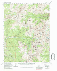Montezuma 1974 topographic map thumbnail