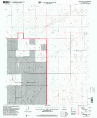 Moore Draw NE 1996 topographic map thumbnail