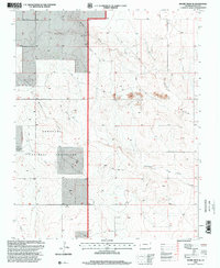 Moore Draw SE 1996 topographic map thumbnail