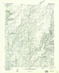 Moqui NW 1957 topographic map thumbnail