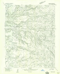 Moqui SW 1957 topographic map thumbnail