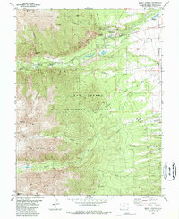Mount Antero 1983 topographic map thumbnail