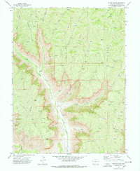 Mount Blaine 1971 topographic map thumbnail
