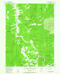 Mount Deception 1954 topographic map preview