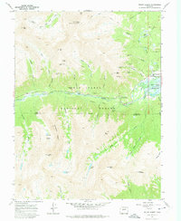 Mount Elbert 1967 topographic map preview