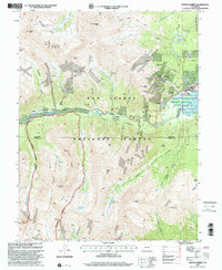 Mount Elbert 1994 topographic map thumbnail