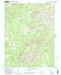Mount Guero 1965 topographic map thumbnail