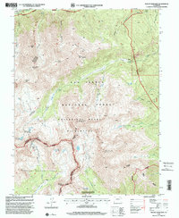 Mount Harvard 1994 topographic map thumbnail