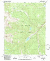 Mount Hope 1986 topographic map thumbnail