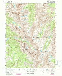 Mount Jackson 1970 topographic map thumbnail