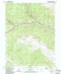 Mount Logan 1987 topographic map thumbnail