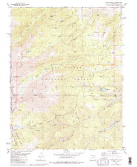 Mount Ouray 1980 topographic map thumbnail