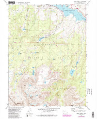 Mount Powell 1980 topographic map thumbnail