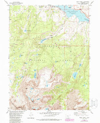 Mount Powell 1980 topographic map thumbnail