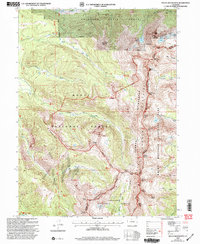 Mount Richthofen 2000 topographic map thumbnail