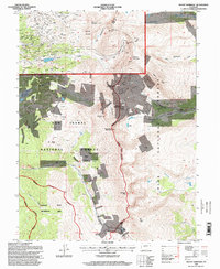 Mount Sherman 1994 topographic map thumbnail