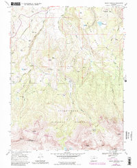 Mount Sneffels 1967 topographic map thumbnail